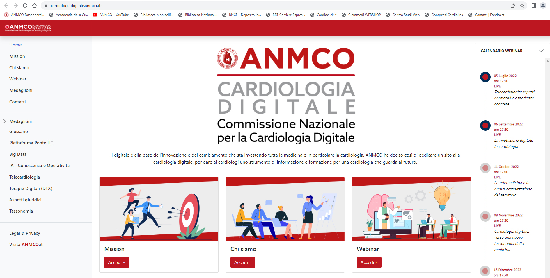 Il Sito ANMCO dedicato alla Cardiologia Digitale