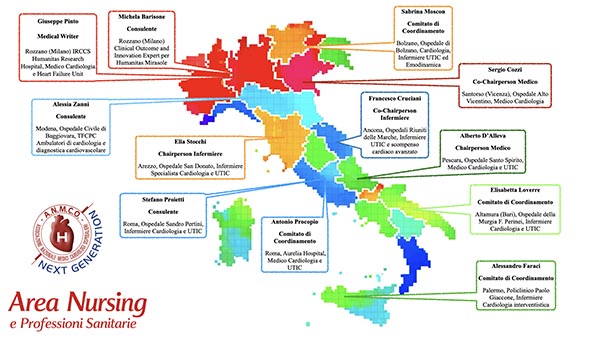 Area Nursing e Professioni Sanitarie ANMCO: struttura e cronoprogramma 2026 – 2027
