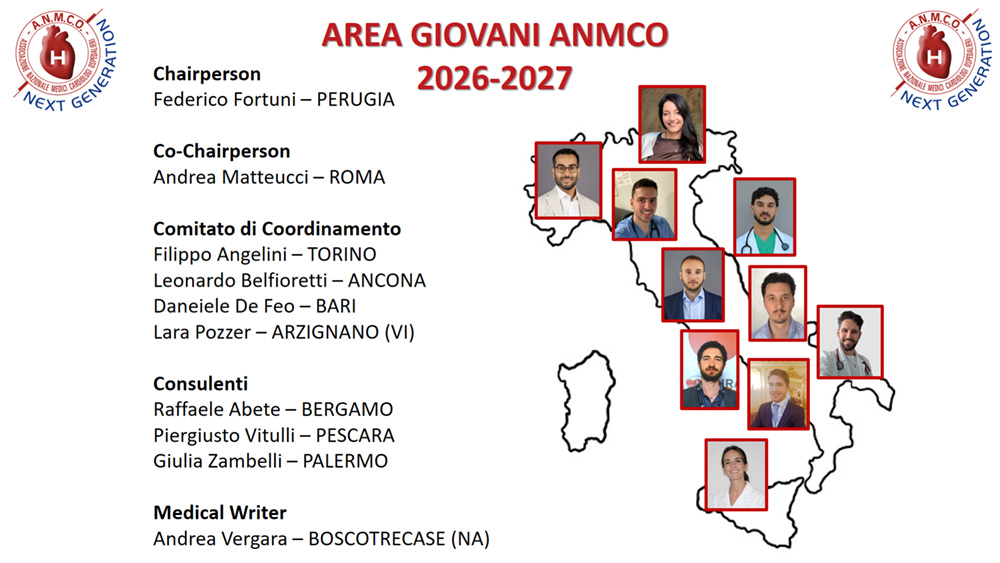 L’Area Giovani ANMCO 2026 – 2027: competenze, rete e nuove energie